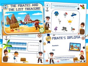 the pirates and the lost treasure: treasure hunt game