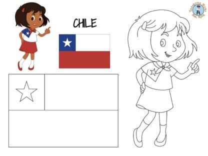 Chile coloring page