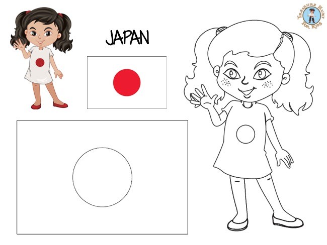 Japan coloring page