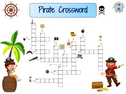 Pirate crossword puzzle