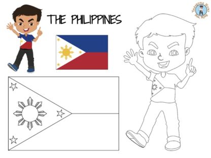 The Philippines coloring page