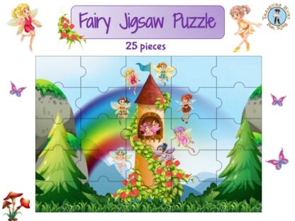 Fairy jigsaw puzzle to print