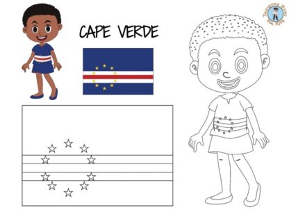 Cape Verde coloring page