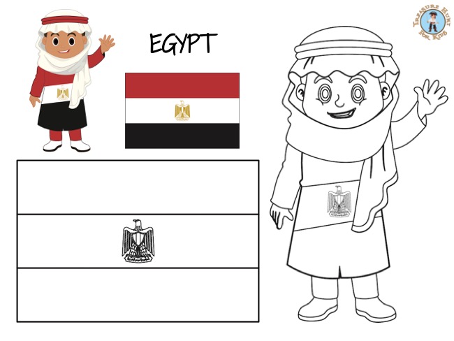 Egypt coloring page