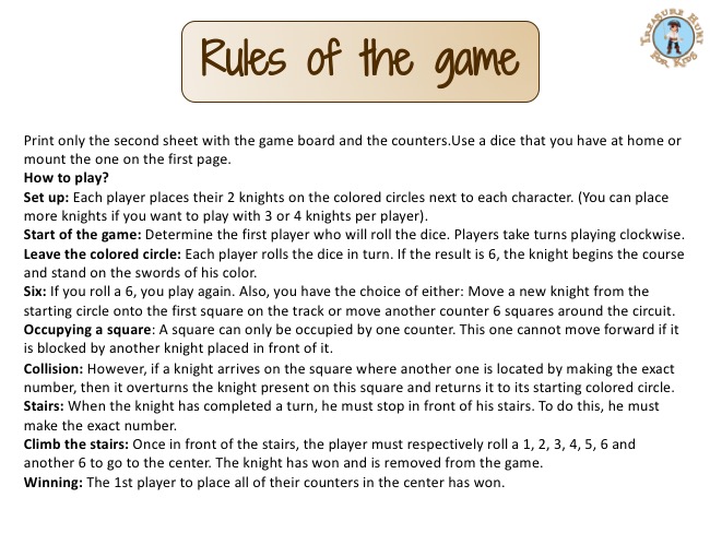 Ludo Board Game Template Free Download in Word and PDF Format
