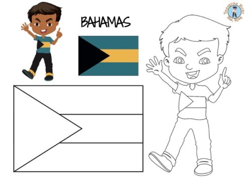Bahamas coloring page