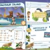 Dinosaur escape room to print