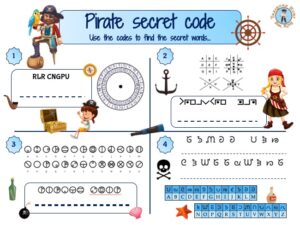 Pirate secret code - Free game for kids - Treasure hunt 4 Kids