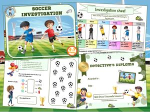 Soccer mystery party game for 6-7 year olds