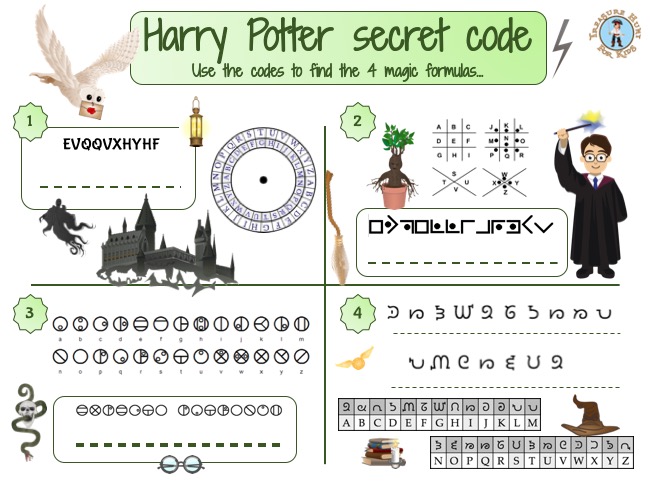 Harry Potter secret code