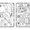 Advent calendar to color and print for free