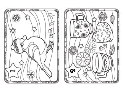 Advent calendar to color and print for free