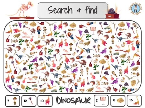 Dinosaur search and find