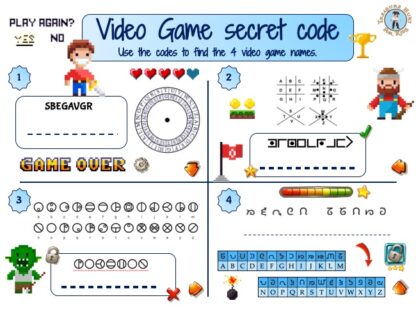 Video game secret code