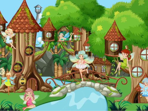 Fairy printable game for kids