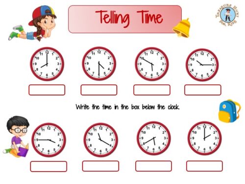 Telling Time Worksheet