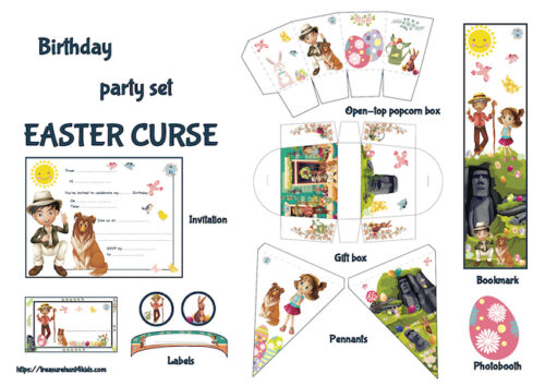 Printable Easter party supplies