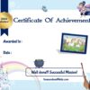 Unicorn printable certificate