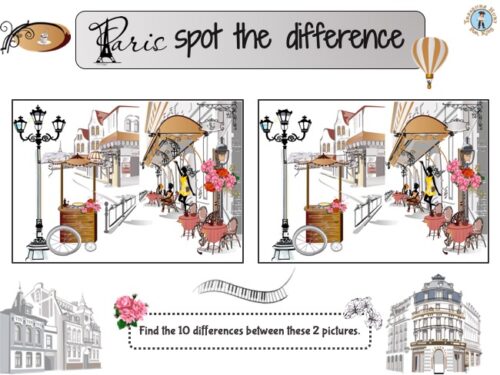 Paris spot the difference