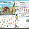 Printable candy mystery game