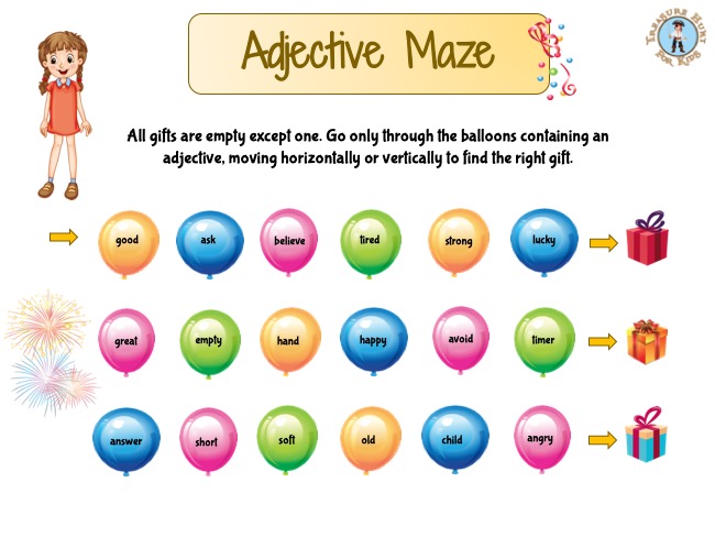 Adjective maze