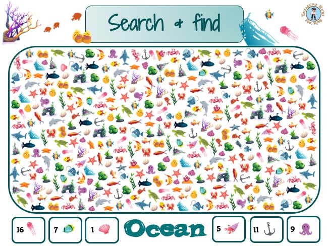 ocean seek and find