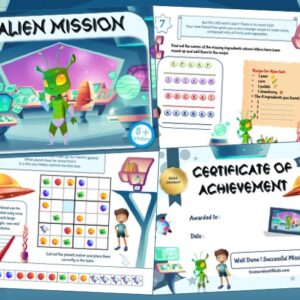 Alien Investigation game - From 8 years old - Treasure hunt 4 Kids