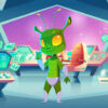 Alien treasure hunt game
