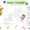 Shapes crossword puzzle