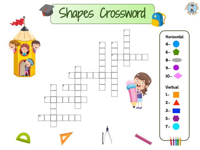 Shapes crossword puzzle
