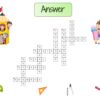 Shapes crossword worksheet