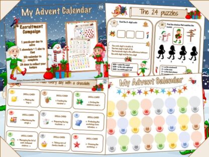 Elf 24-day Advent Calendar