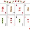 Xmas free printable playing cards
