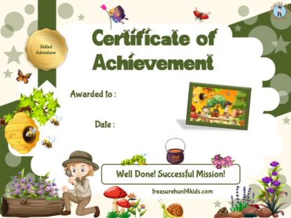 Insect detective certificate