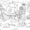 Pirates coloring page