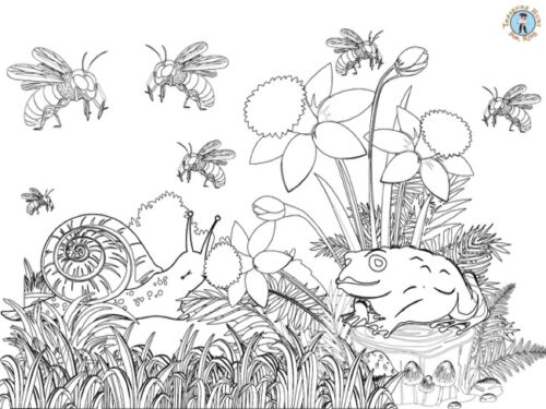 bugs coloring page