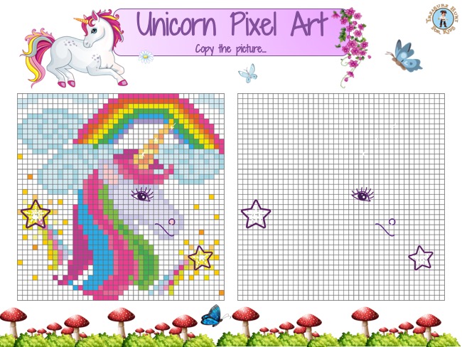Unicorn Pixel Art