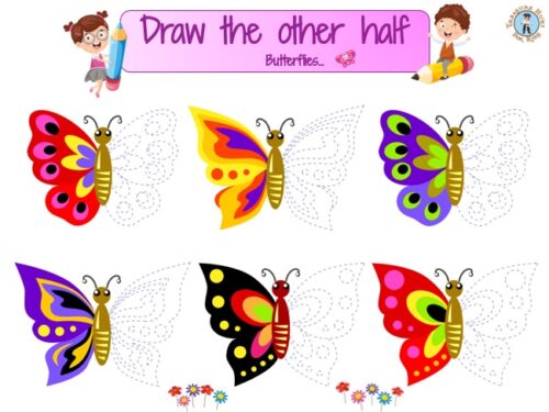 Butterfly Draw the other half