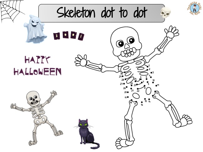Skeleton dot to dot activity