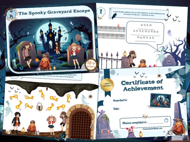 The Spooky graveyard Escape for Halloween party