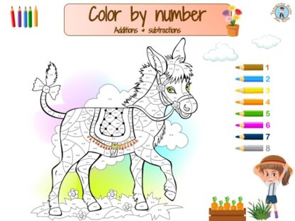 Donkey Color by Number