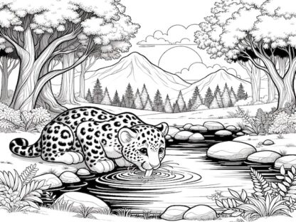 Downloadable Wild Animals Coloring Book