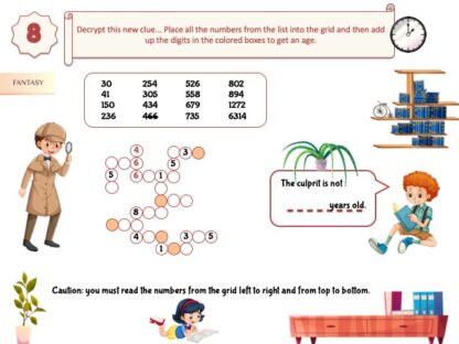 Children’s code-cracking game printables