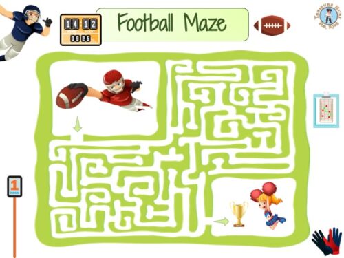 American Football Maze