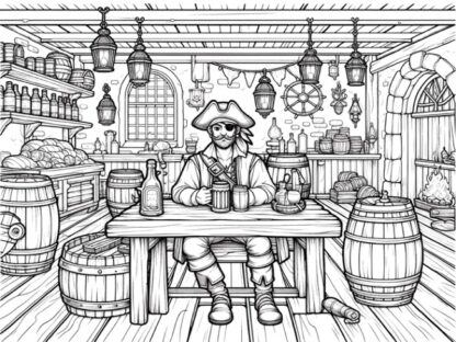 pirate coloring activities for kids