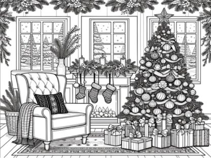 20 Christmas coloring pages