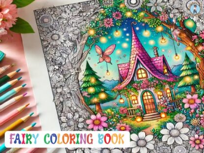 Fairy coloring book