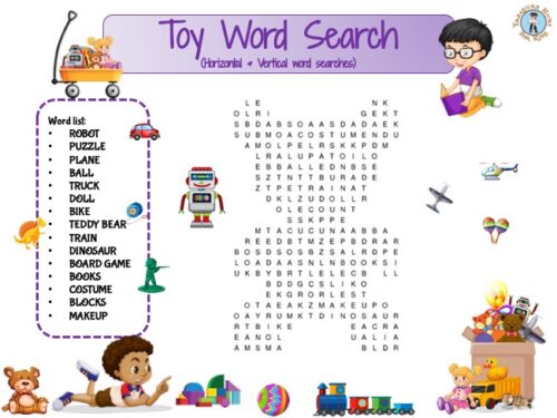 Toy Word Search Puzzle