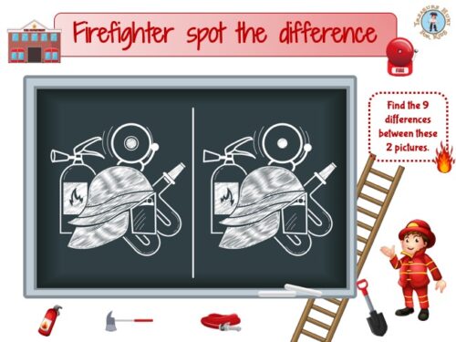 Find the differences firefighter activity