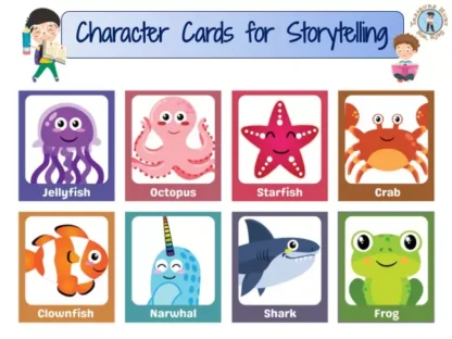 Printable story cards for kids